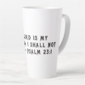 Mug cadeau Psaume 23:1 (Angle droit)