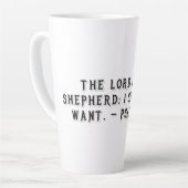 Mug cadeau Psaume 23:1 (Angle gauche)