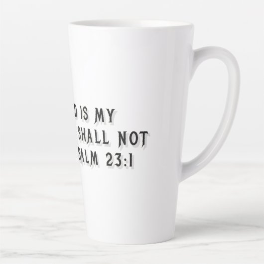 Mug cadeau Psaume 23:1 (Droite)