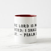 Mug cadeau Psaume 23:1 (Centre)