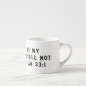 Mug cadeau Psaume 23:1 (Droite)