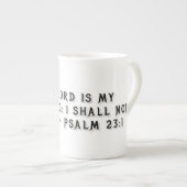 Mug cadeau Psaume 23:1 (Devant droit)