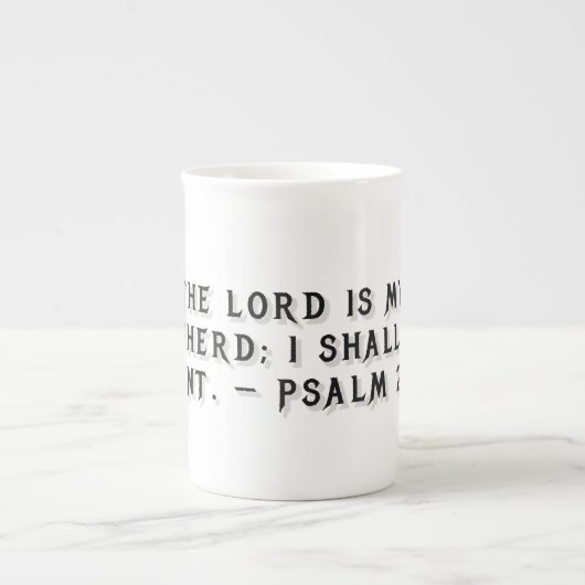 Mug cadeau Psaume 23:1 (Devant)