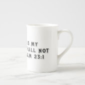 Mug cadeau Psaume 23:1 (Droite)