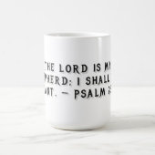 Mug cadeau Psaume 23:1 (Centre)