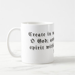 Mug cadeau Psaume 51:10