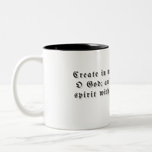 Mug Cadeau Psaume 51:10 (Gauche)