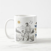 Mug Cadeau Réconfortant pour Papa (Gauche)