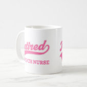 Mug Cadeau retiré d'infirmière de Psych (Devant gauche)