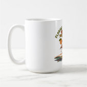 Mug Cadeau Rétro de Floride État d'Esprit Flamant Rose (Gauche)
