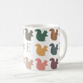 Mug Cadeau Rétro de Vaisselle de Boisson Écureuil Nom (Devant droit)