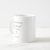 Mug Cadeau romantique personnalisé pour mari du matin (Devant gauche)