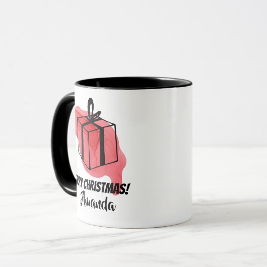 Mug Cadeau rose (Devant gauche)