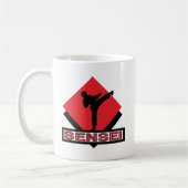 Mug Cadeau rouge de diamant de Sensei (Gauche)