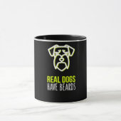 Mug Cadeau Schnauzer| Les vrais Chiens ont des ours (Centre)