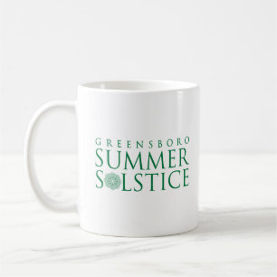 Mug Cadeau simple du solstice d'été de Greensboro