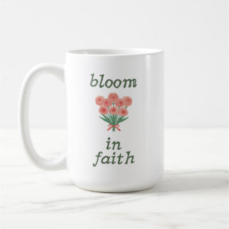 Mug Cadeau simple et confortable de lettrage de foi fl
