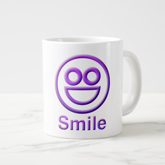 Mug cadeau Smile Jumbo (Devant droit)