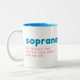 Mug cadeau Soprano, mug soprano, drôle de cadeau,