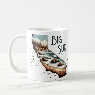 Mug Cadeau souvenir Big Sur California