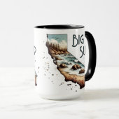Mug Cadeau souvenir Big Sur California (Devant droit)