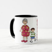 Mug cadeau spécial grand-mère (Devant gauche)