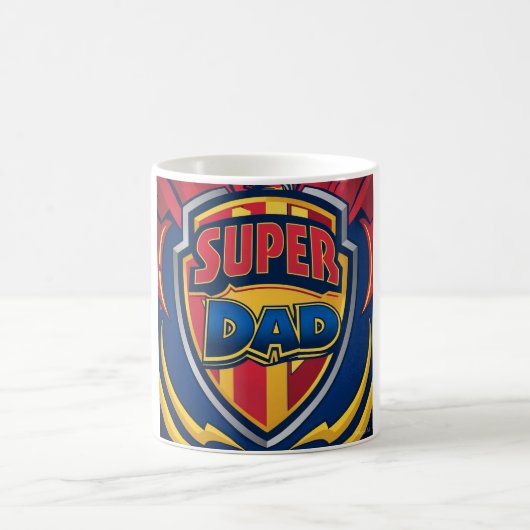 Mug Cadeau Super Papa (Centre)