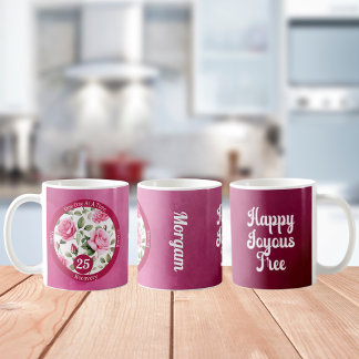 Mug Cadeau sur mesure pour la récupération Rose