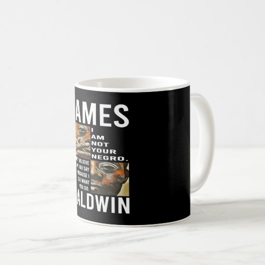 Mug Cadeau surprise James Baldwin Manifestation Hallow (Devant droit)
