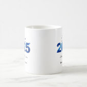 Mug Cadeau tendance 2025 Graduation Bleu (Centre)