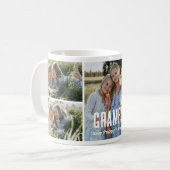 Mug Cadeau tendance Collage 5 photos Papi (Devant gauche)