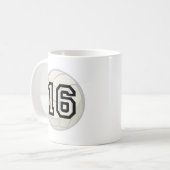 Mug Cadeau uniforme du numéro 16 de joueur de (Devant gauche)