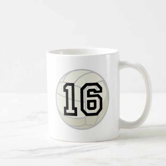 Mug Cadeau uniforme du numéro 16 de joueur de (Droite)