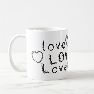 Mug Cadeau unique : Amour, Amour, Amour dans l'écritur
