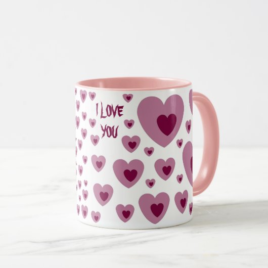 MUG CADEAU VALENTININE, ANNIVERSAIRE FEMME MARI BOYAMI (Devant droit)