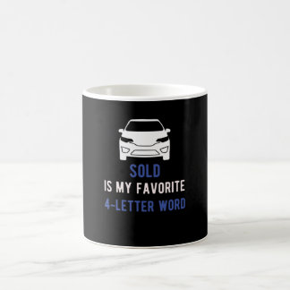 Mug Cadeau vendeur de voitures pour vendeur automatiqu