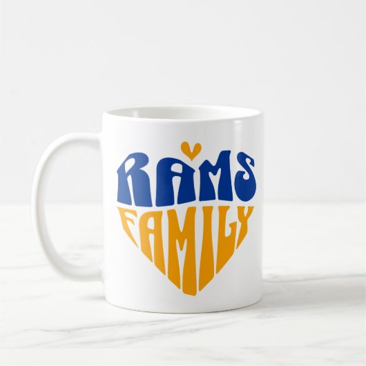 Mug Cadeau Ventilateur Famille Rams (Gauche)