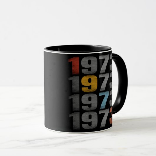 MUG CADEAU VINTAGE 1973 (Devant droit)