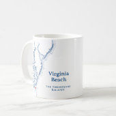 Mug Cadeau Virginia Beach (Devant gauche)