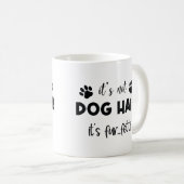 Mug Cadeaux Amoureux de les chiens, Maman de chien drô (Devant droit)
