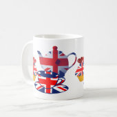 Mug Cadeaux anglais de Thé-temps (Devant gauche)