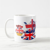 Mug Cadeaux anglais de Thé-temps (Gauche)