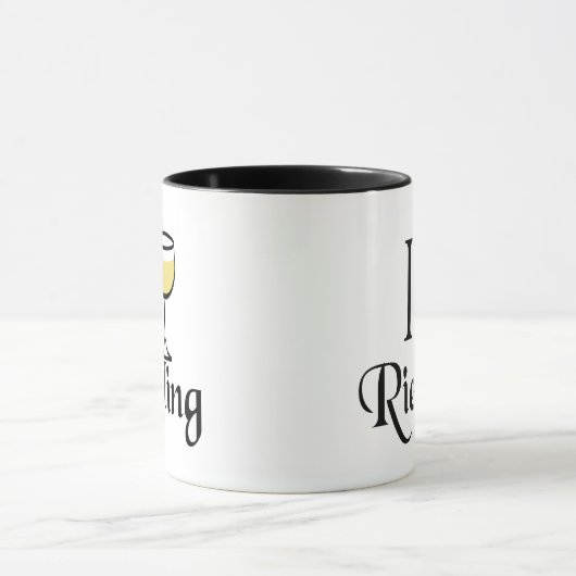 Mug Cadeaux aux amateurs de vin Riesling (Centre)