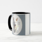 Mug Cadeaux bergers allemands blancs (Devant gauche)