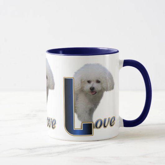 Mug Cadeaux Bichon Frise (Droite)