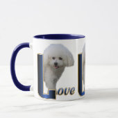 Mug Cadeaux Bichon Frise (Gauche)