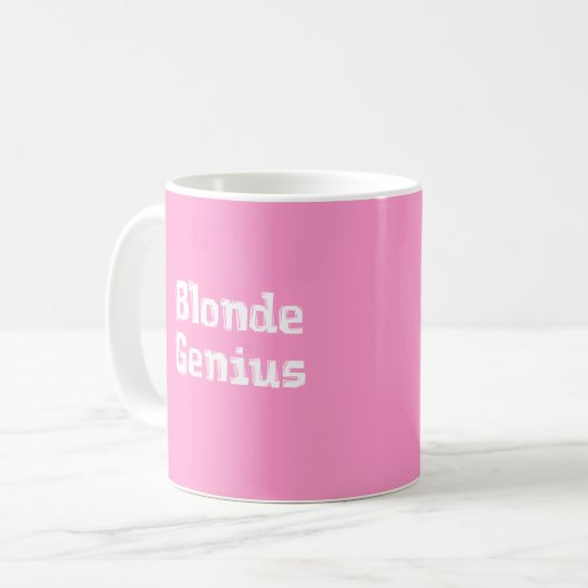 Mug Cadeaux blonds de génie (Devant gauche)