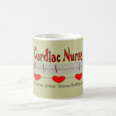 Mug Cadeaux cardiaques d'infirmière (Centre)