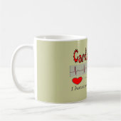 Mug Cadeaux cardiaques d'infirmière (Gauche)