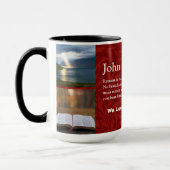 Mug Cadeaux chrétiens Feuille vintages pour femmes Rou (Gauche)